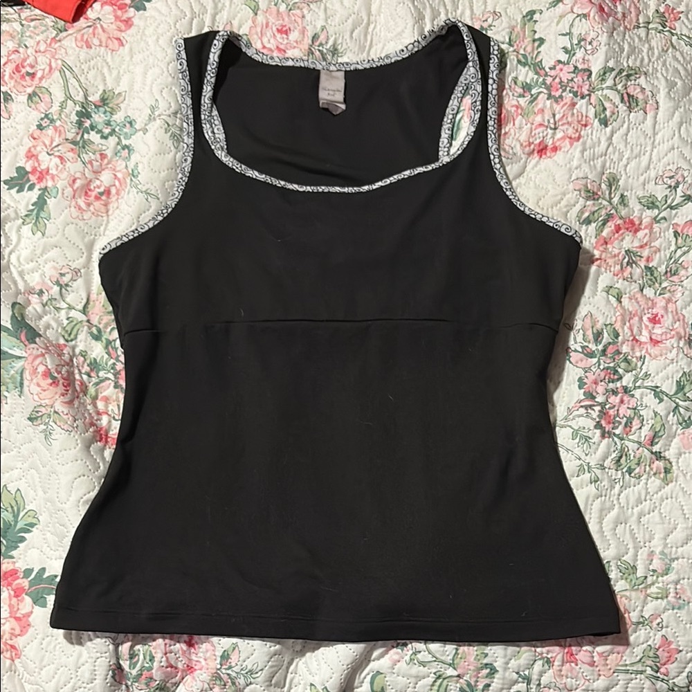 Multicolored Sleeveless Fitted Tank Top